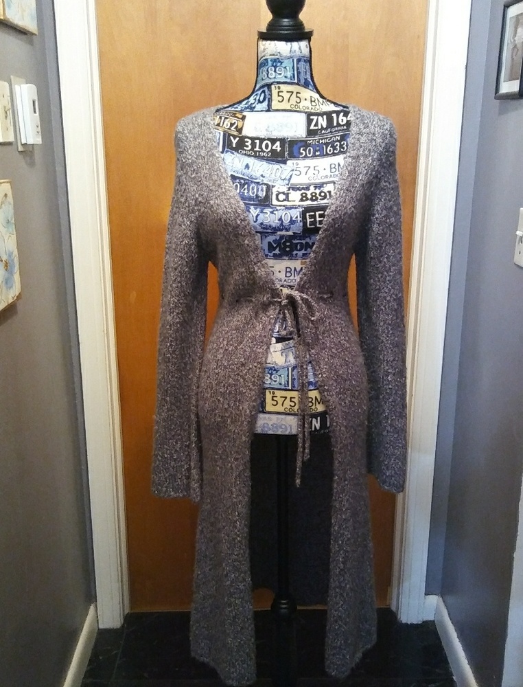 Grey long sweater